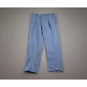 Todd Snyder Linen Madison Suit Pants Trouser size 32 Chambray Blue